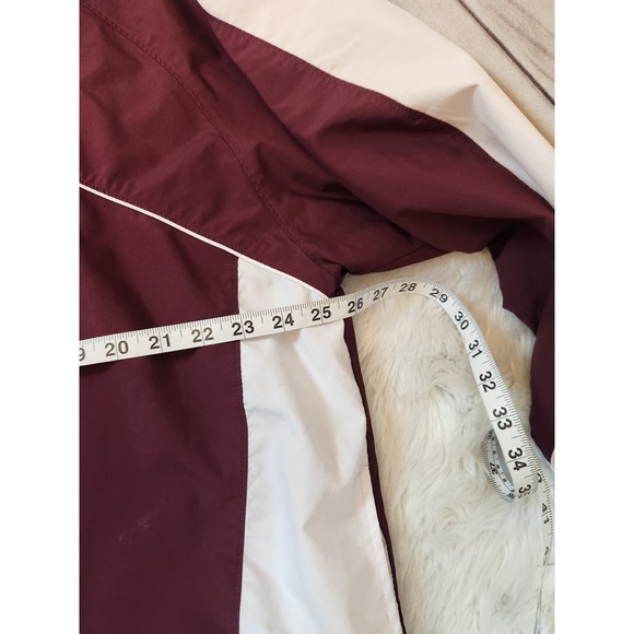 Russell Athletic Men's White Red Long Sleeve Full Zip Windbreaker Jacket Sz XL - Picture 6 of 7